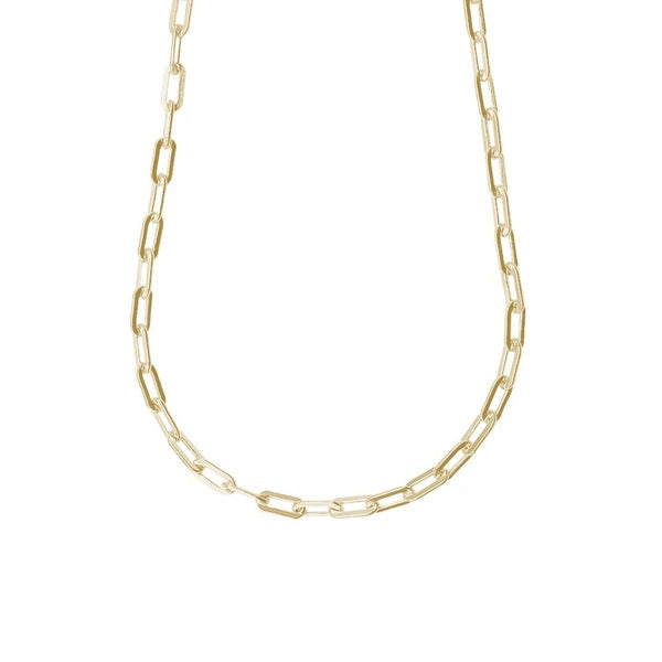 SMALL PAPERCLIP NECKLACE - 22 in