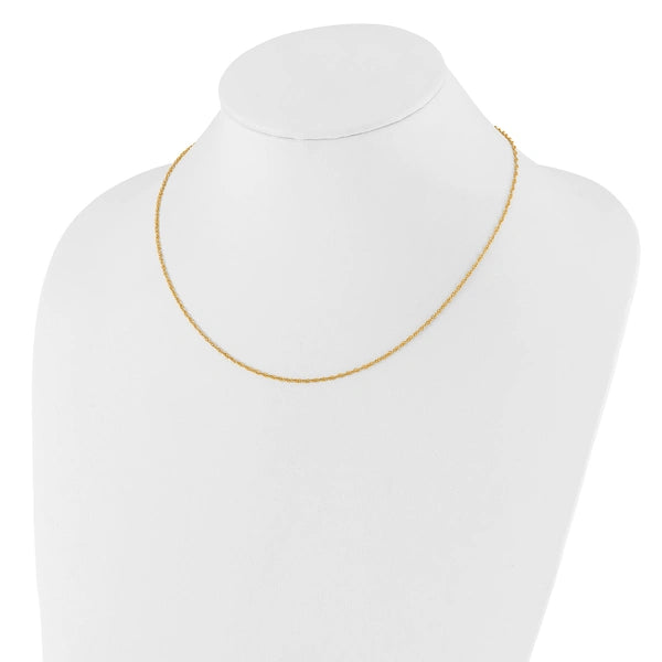 Leslie's (10K & 14K) Loose Rope Adjustable Chain