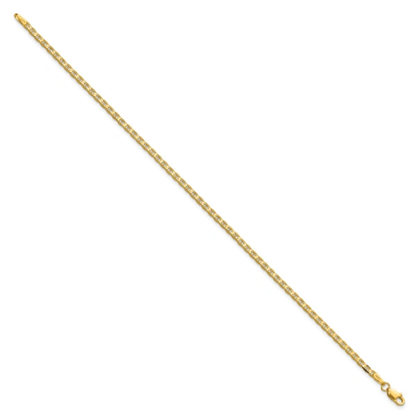 Leslie's (10K & 14K) Concave Anchor Chain