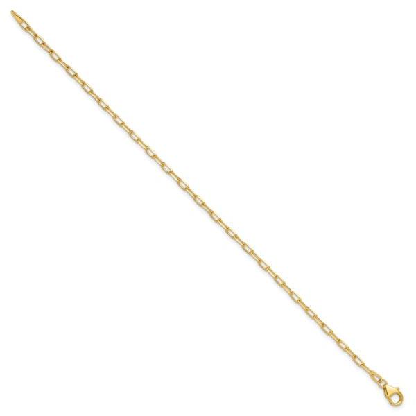 Leslie's 14k Solid Diamond-Cut Paperclip Chain