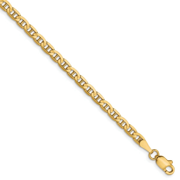 Leslie's (10K & 14K) Concave Anchor Chain