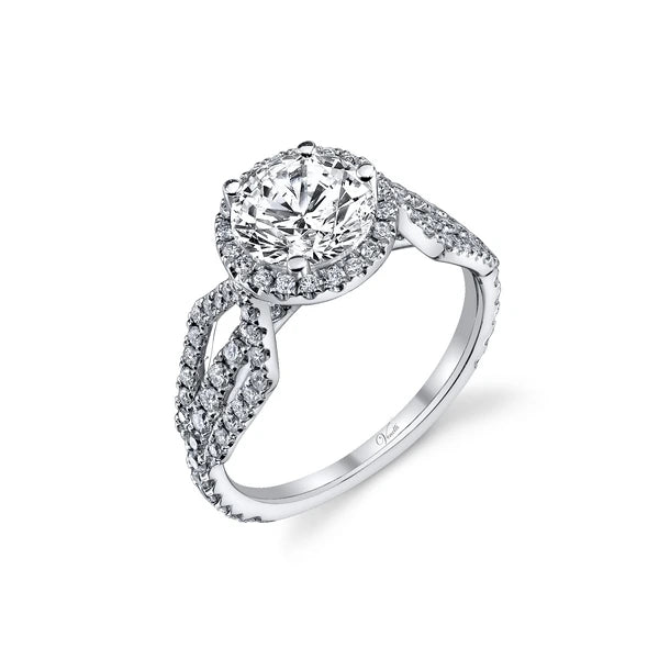 14K W Ring 84Rd 0.71Ct
