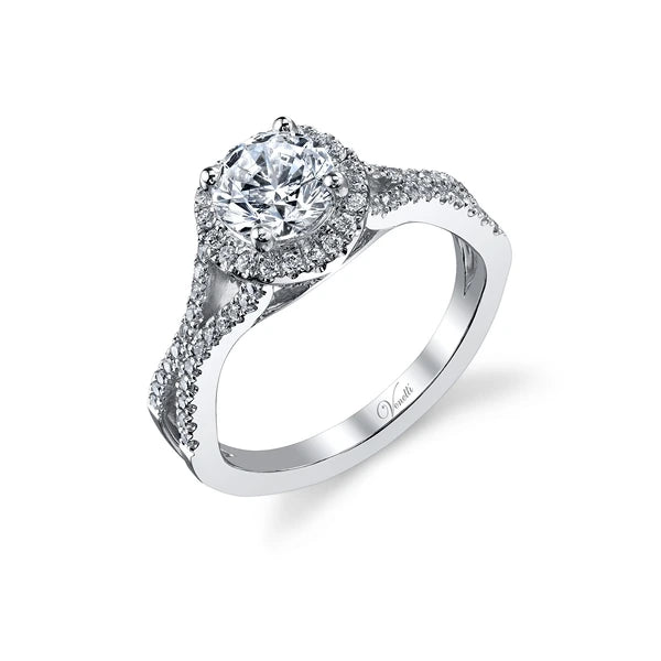 14K W Ring 80Rd 0.41Ct