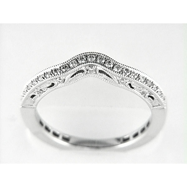 14K W Band 31Rd 0.24Ct