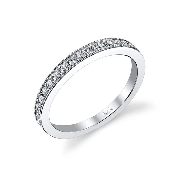 14K W Band 17Rd 0.29Ct