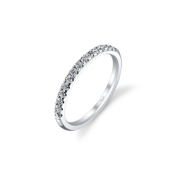 14K W Band 15Rd 0.28Ct