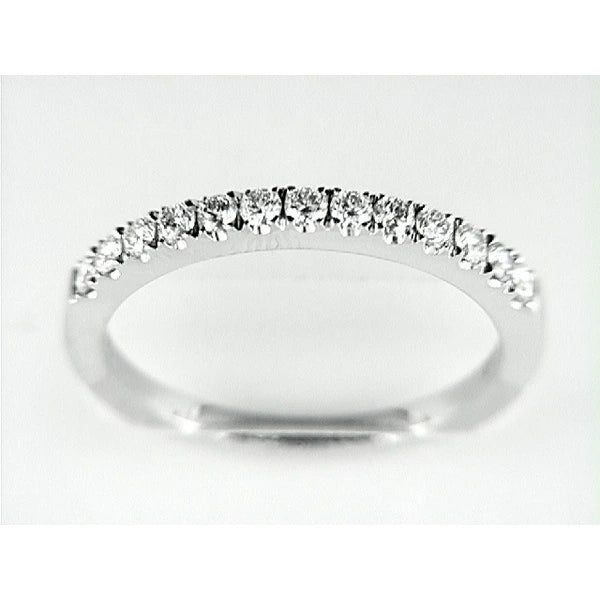 14K W Band 13Rd 0.34Ct