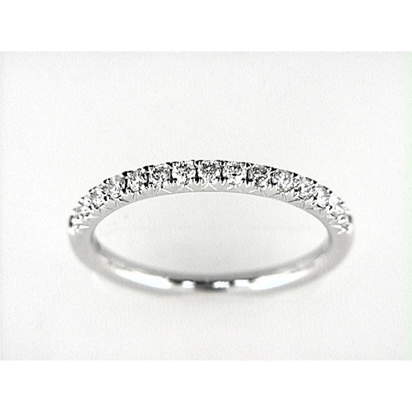 14K W Band 15Rd 0.34Ct