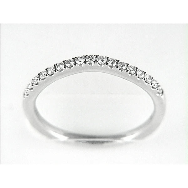 14K W Band 17Rd 0.22Ct