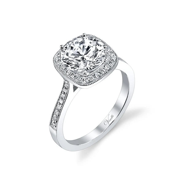 14K W Ring 56Rd 0.35Ct