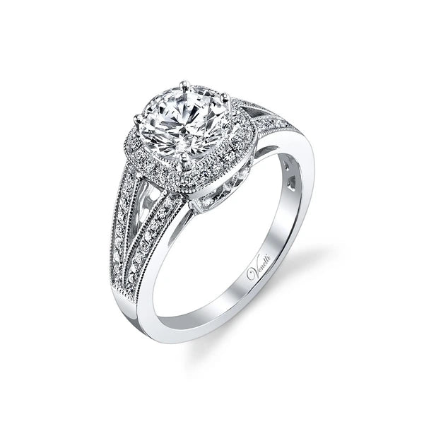 14K W Ring 56Rd 0.31Ct