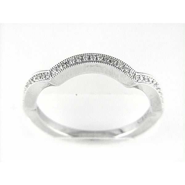 14K W Band 31Rd 0.13Ct