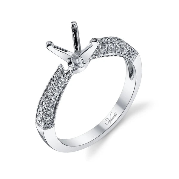 14K W Ring 26Rd 0.24Ct