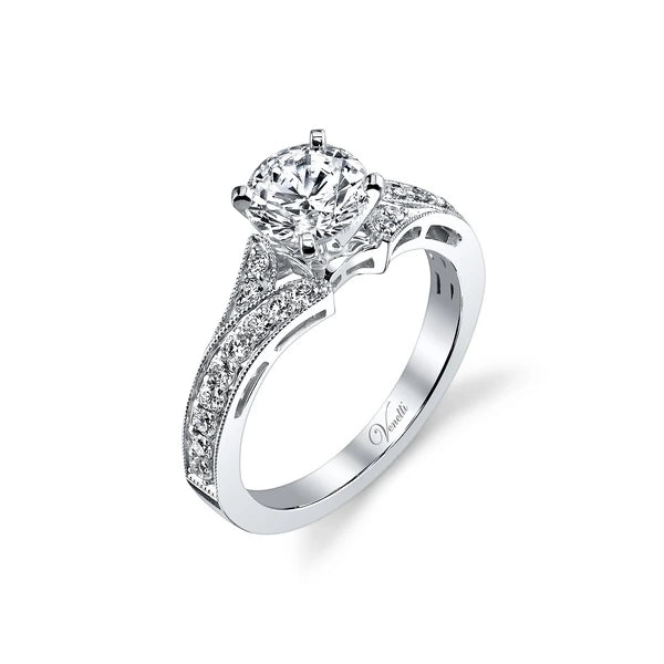 14K W Ring 22Rd 0.37Ct