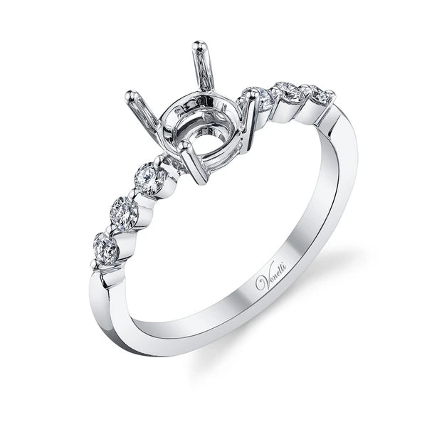 14K W Ring 6Rd 0.23Ct