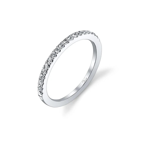 14K W Band 20Rd 0.24Ct