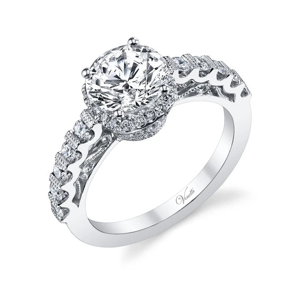 14K W Ring 42Rd 0.45Ct