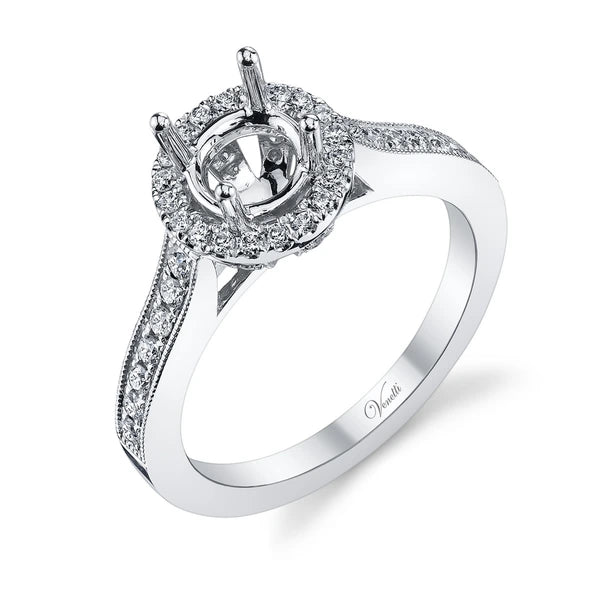 14K W Ring 52Rd 0.41Ct