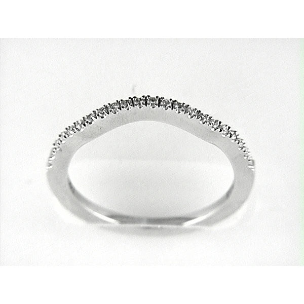14K W Band 22Rd 0.18Ct