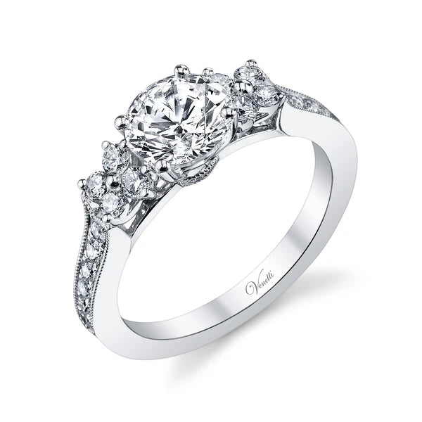 14K W Ring 24Rd 0.45Ct