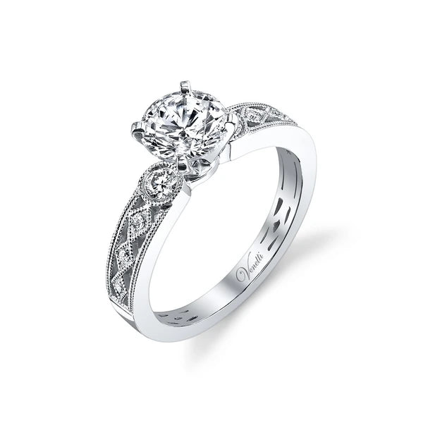 14K W Ring 8Rd 0.20Ct