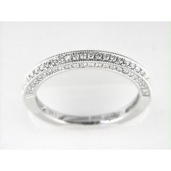 14K W Band 75Rd 0.41Ct