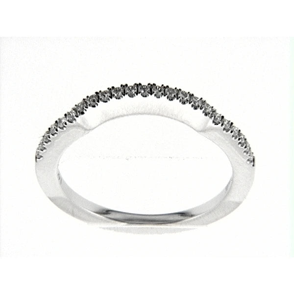 14K W Band 23Rd 0.18Ct