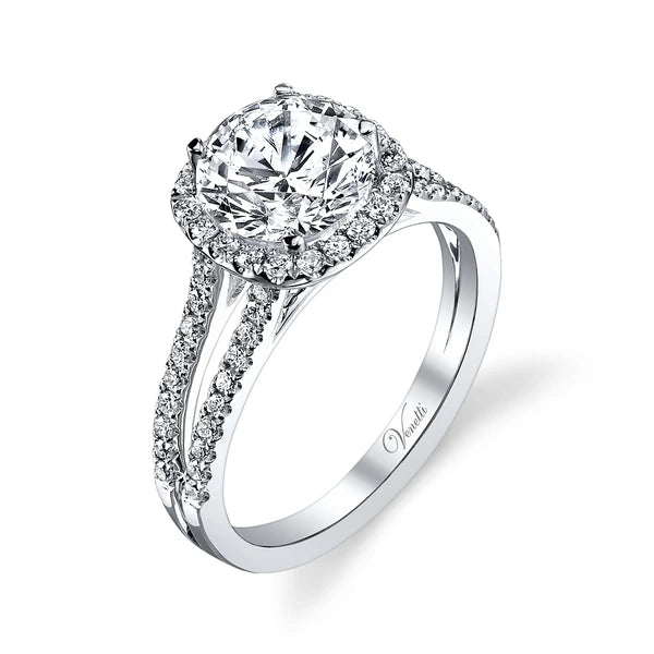 14K W Ring 62Rd 0.49Ct