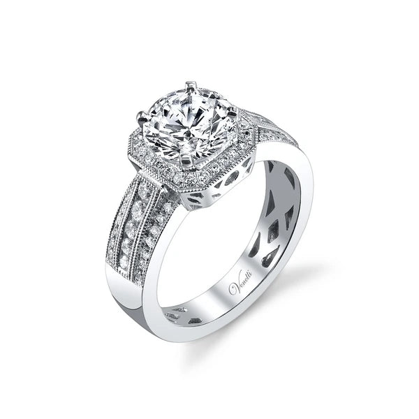 14K W Ring 62Rd 0.49Ct
