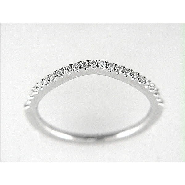 14K W Band 23Rd 0.19Ct