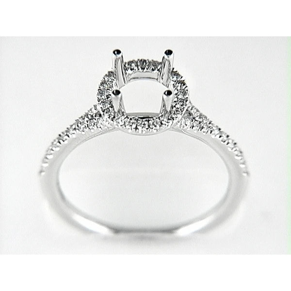 14K W Ring 48Rd 0.31Ct
