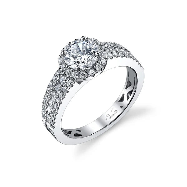 14K W Ring 66Rd 0.70Ct