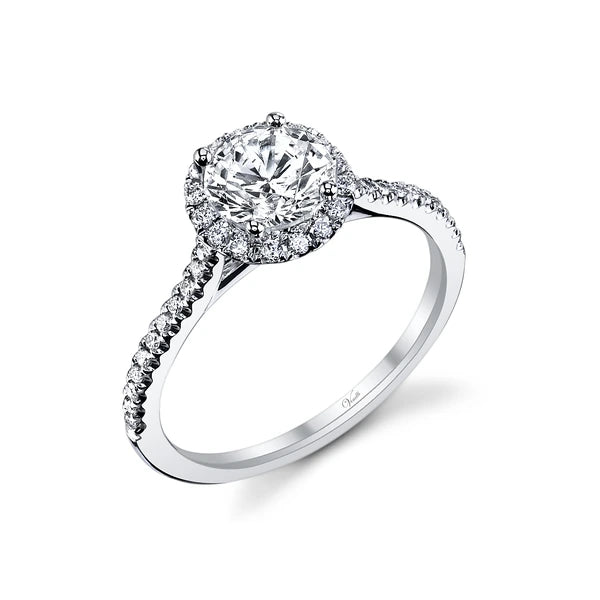 14K W Ring 54Rd 0.27Ct