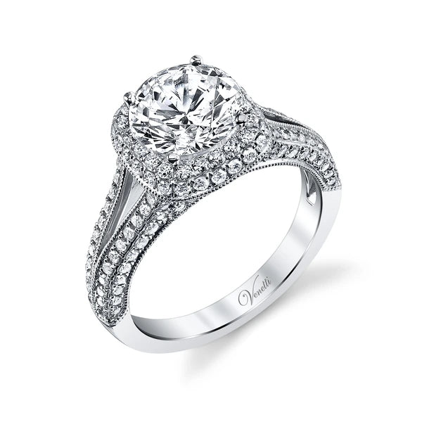 14K W Ring 146Rd 0.86Ct