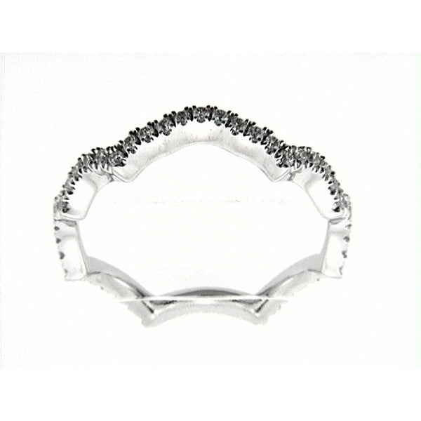 14K W Band 45Rd 0.35Ct