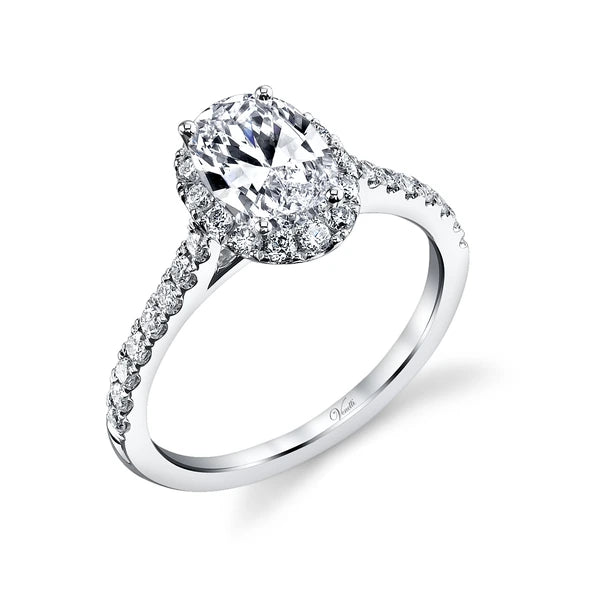 14K W Ring 30Rd 0.55Ct
