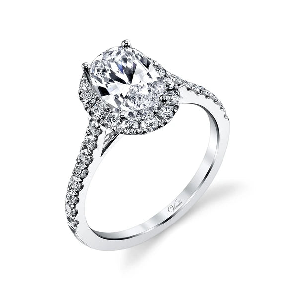 14K W Ring 30Rd 0.60Ct