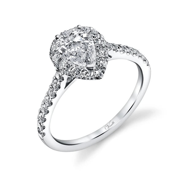 14K W Ring 29Rd 0.56Ct