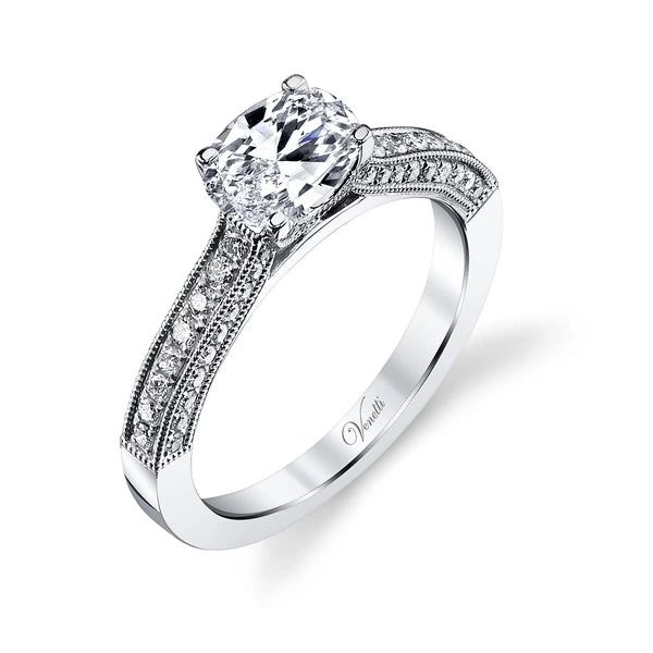 14K W Ring 68Rd 0.38Ct