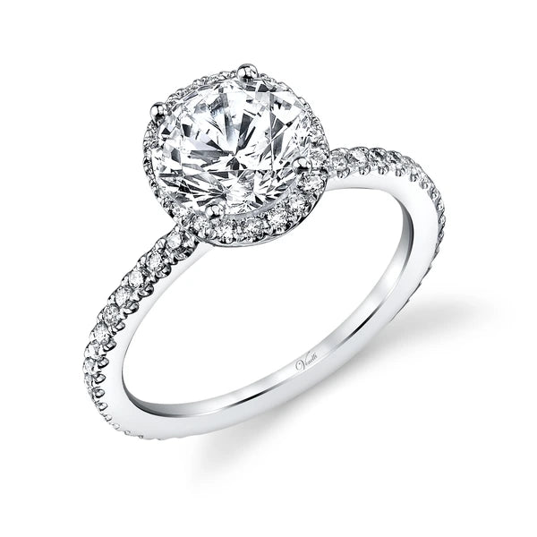14K W Ring 58Rd 0.43Ct