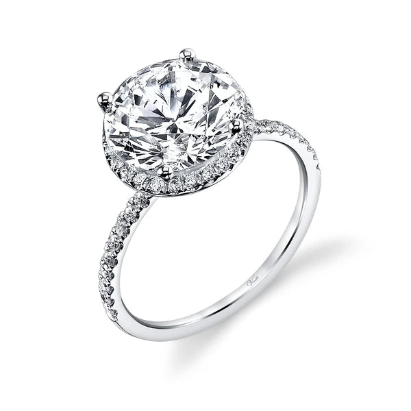 14K W Ring 48Rd 0.35Ct