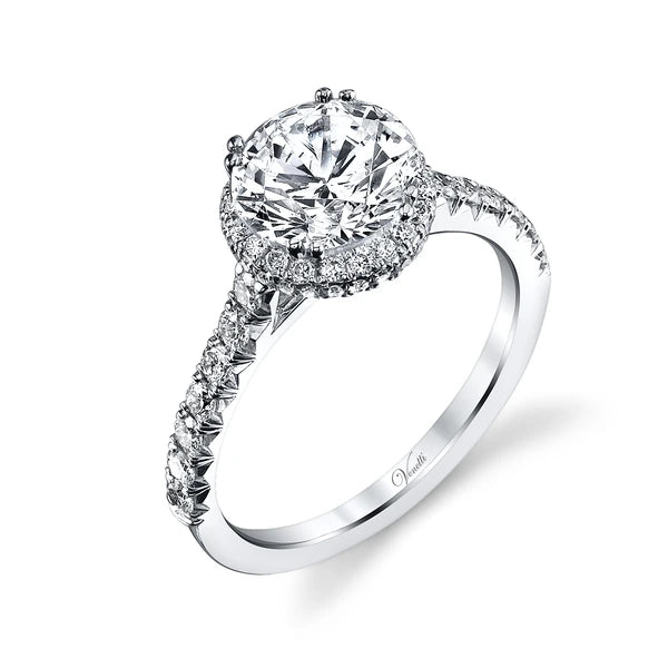 14K W Ring 76Rd 0.63Ct