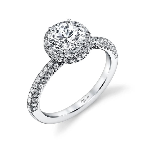 14K W Ring 112Rd 0.73Ct