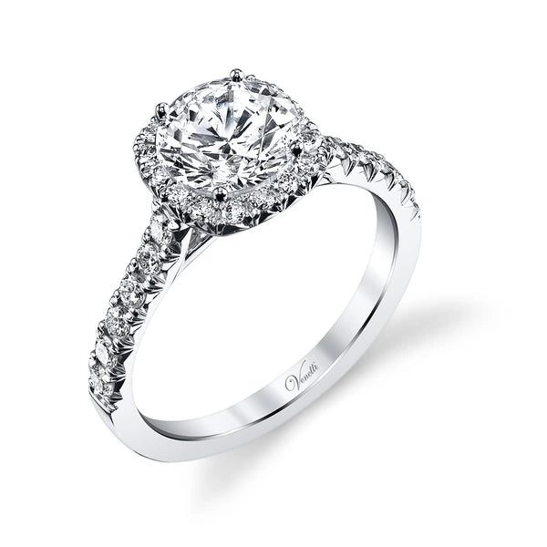 14K W Ring 42Rd 0.58Ct
