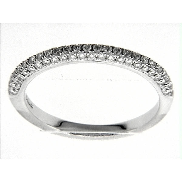 14K W Band 73Rd 0.42Ct