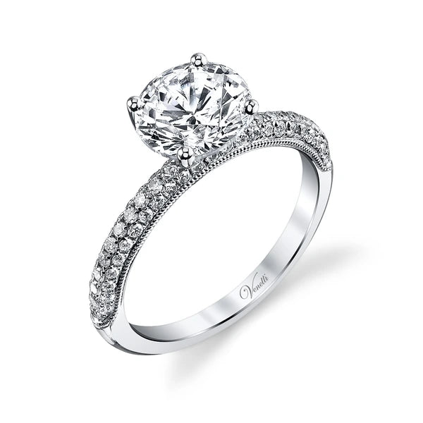 14K W Ring 72Rd 0.44Ct