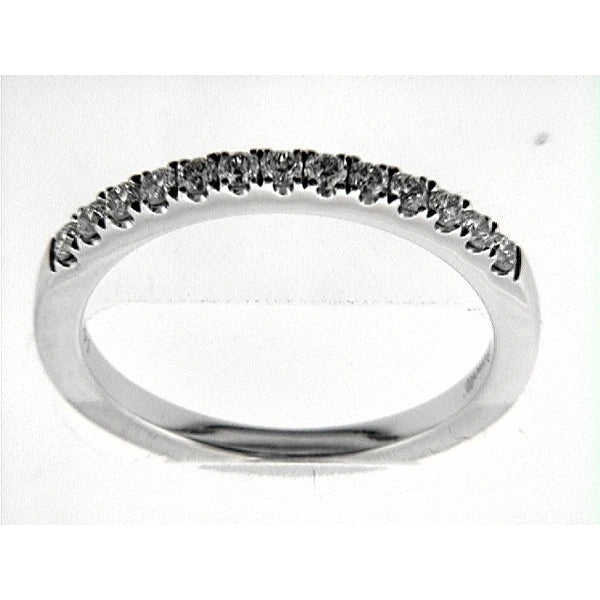 14K W Band 13Rd 0.31Ct