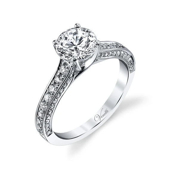 14K W Ring 74Rd 0.51Ct