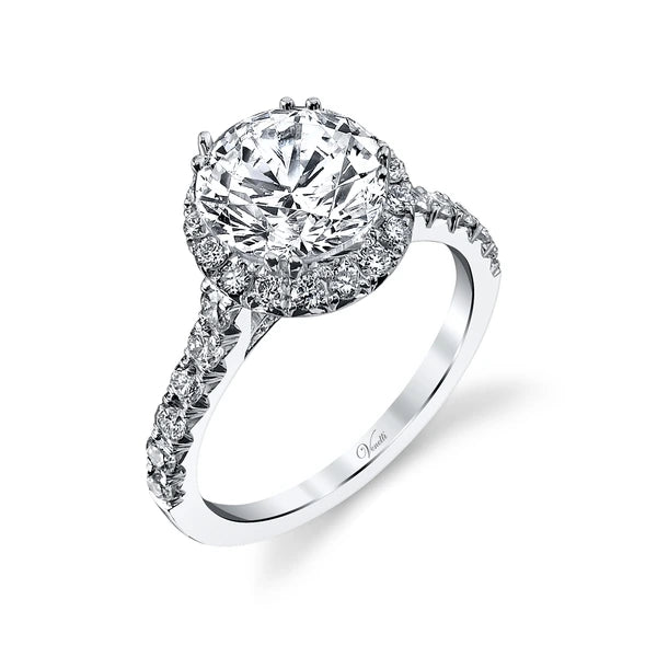 14K W Ring 48Rd 0.86Ct