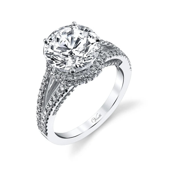 14K W Ring 134Rd 0.75Ct